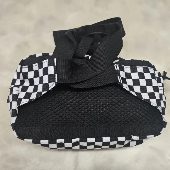Vans Black and White Checkered Belt Bag - Picture 2 of 6